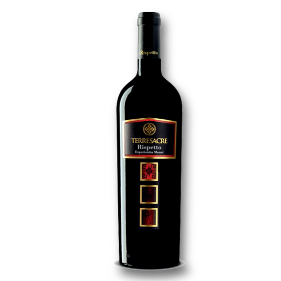 TERRESACRE RISPETTO ROSSO MOLISE DOC 2017 Weinflasche mit eleganter Gestaltung