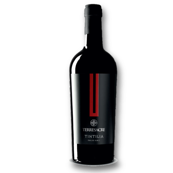 TERRESACRE TINTILIA MOLISE DOC  bouteille de vin rouge élégant, idéal pour les amateurs de vin en Suisse.
